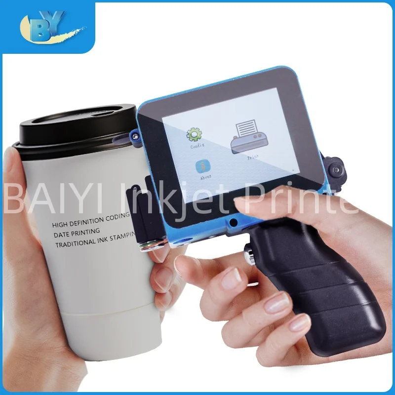 Latest Model Mini PLUS Inkjet Printer with Handle Date Logo Bar Code for Bottle Box