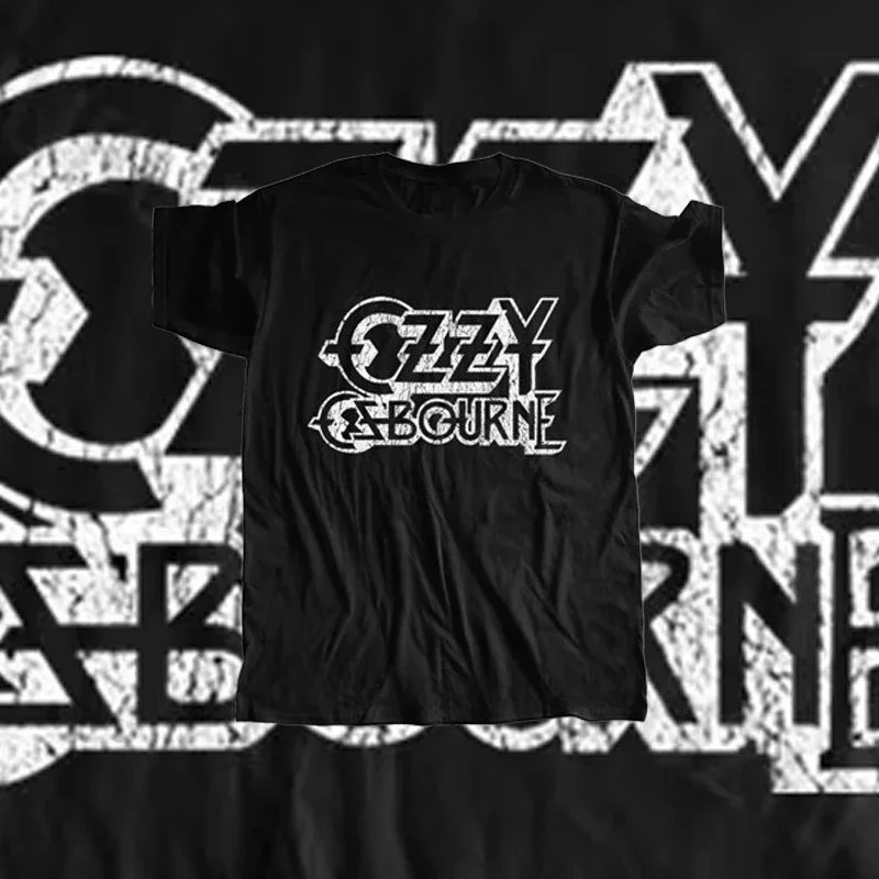

Ozzy Osbourne хип-хоп рок-музыка рэпер мужская футболка уличная уличная повседневная модная одежда из чистого хлопка с короткими рукавами летний топ