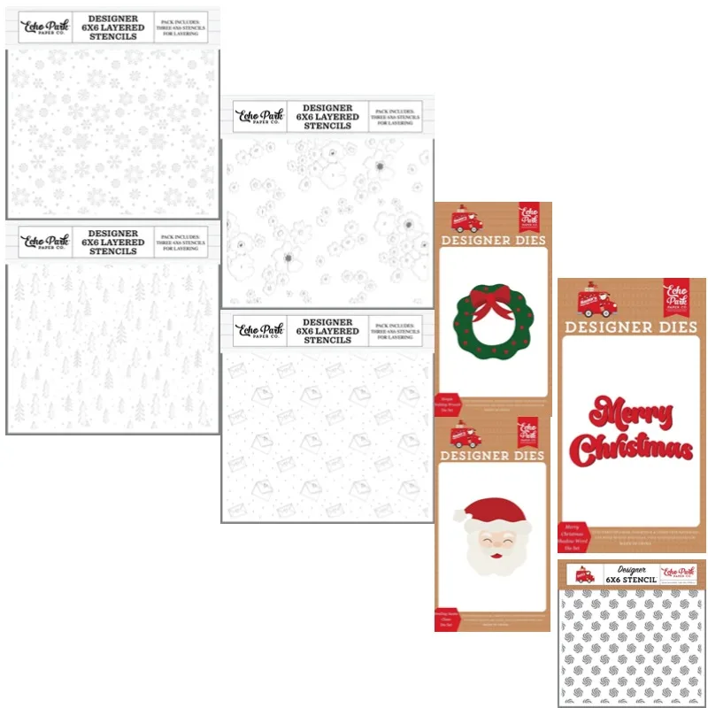 

Winter Snowflake Sky Clear Stencils and Metal Cutting Dies Seal for DIY Die Scrap booking photo album Card Making Decoration