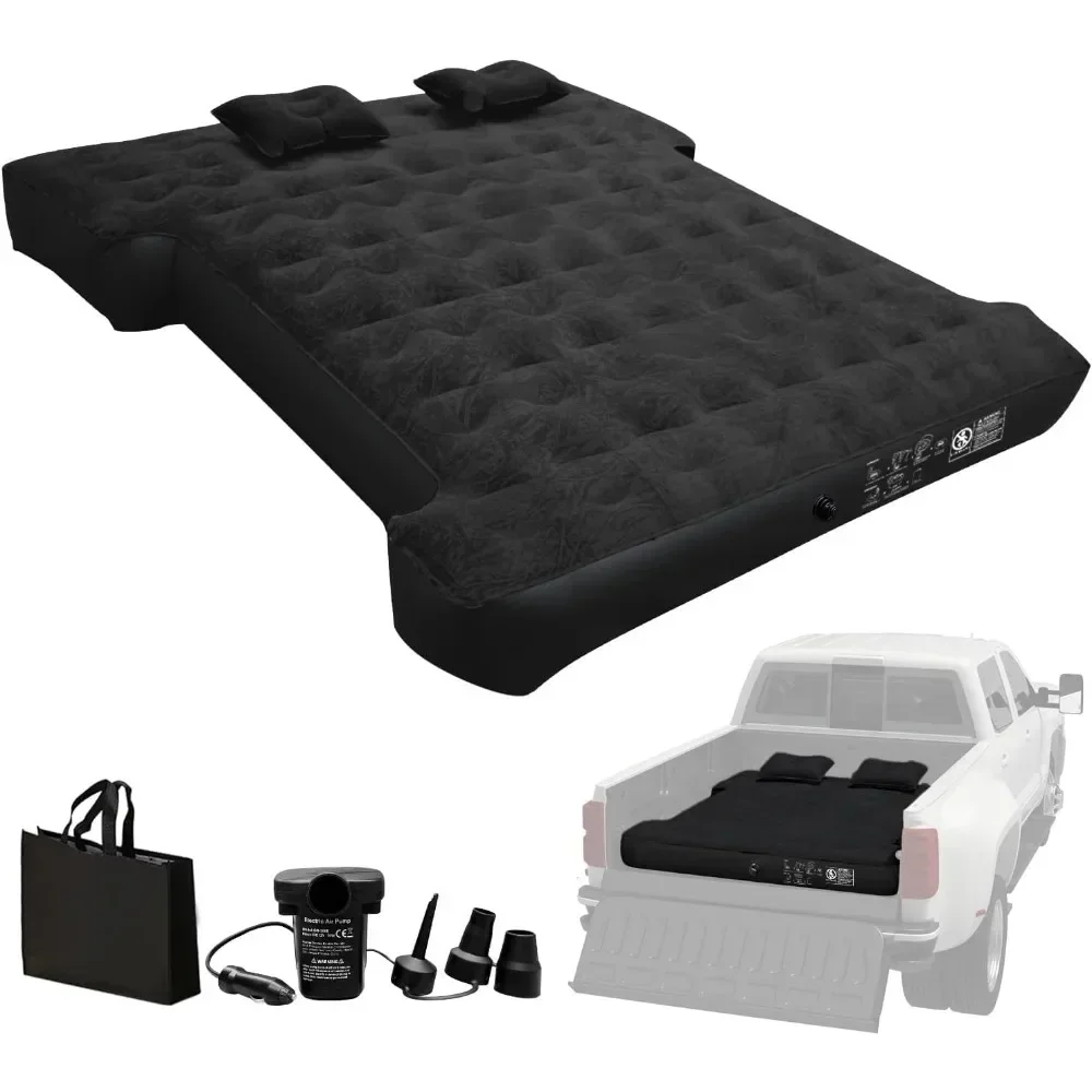 

Air Mattress, Truck Beds Inflatable Air Mattress for Outdoor with Pump & Carry Bag… Air Bed