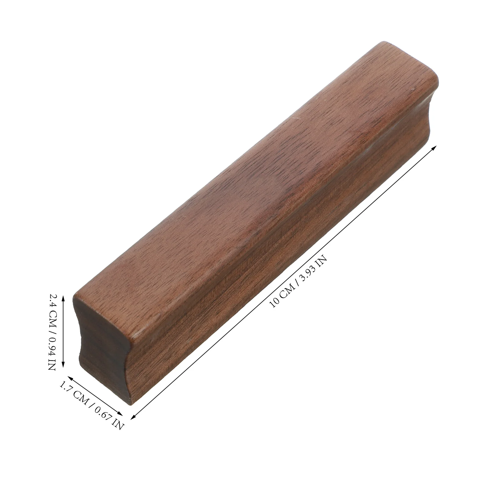 Maniglie per cassetti in legno durevoli da 2 pezzi, design del foro di facile installazione per armadi, cassettiere, maniglie per bagno, maniglie per cassetti in legno di ricambio