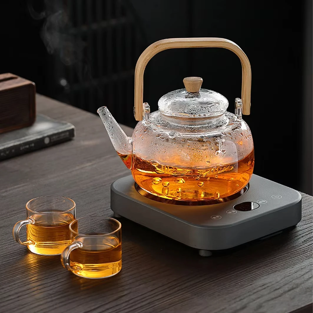 800W Electric Ceramic Stove Mini Water Boiler Fast Heating Tea Maker Electric Hot Plate Heater for Tea Brewing 220V