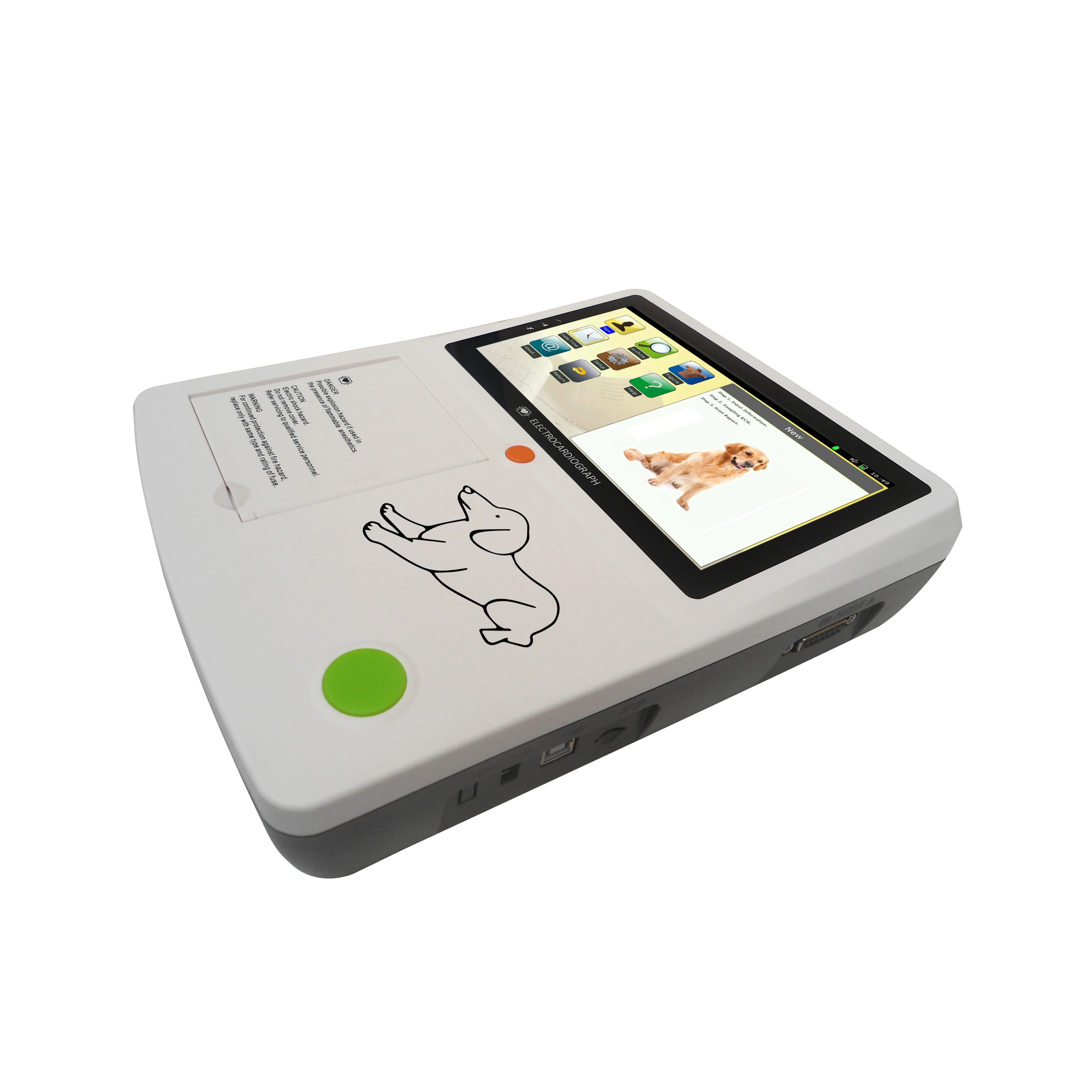 

Идеальный монитор продаж 2025 года, медицинский электрод, многоразовое устройство, Холтер, электрокардиограма, 3/12 каналов, ветеринарная машина