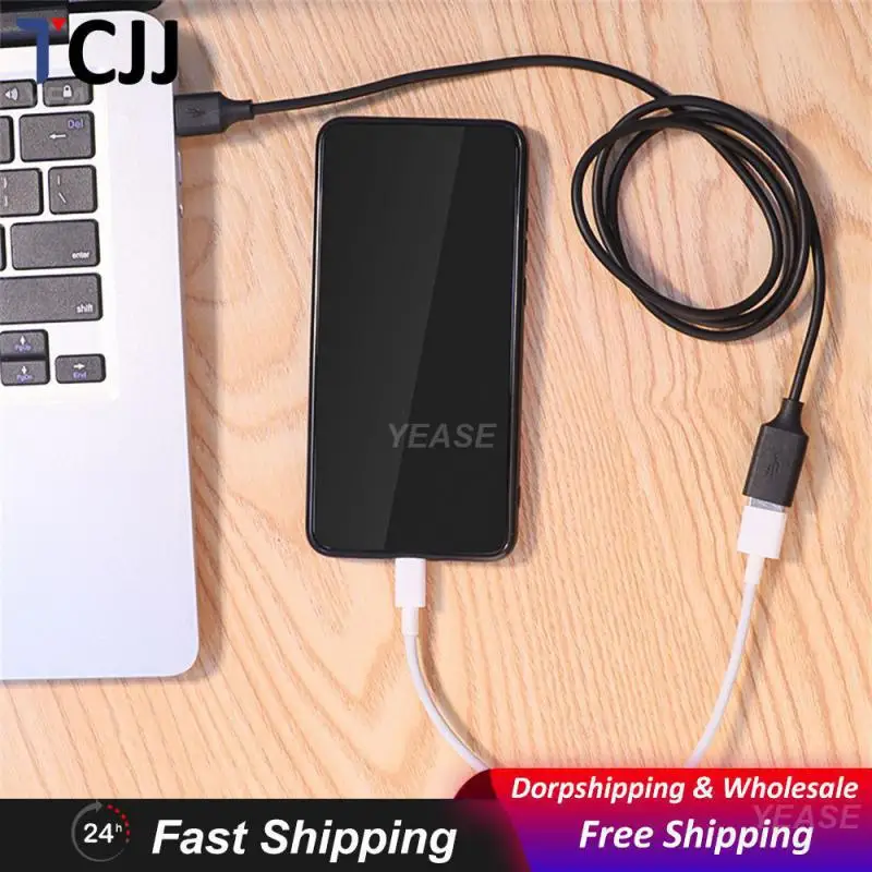 Data Line Connector Extended Data Cable Plug And Play 10 Options Fast Charging Digital Cable U Disk Connector Data Line Black