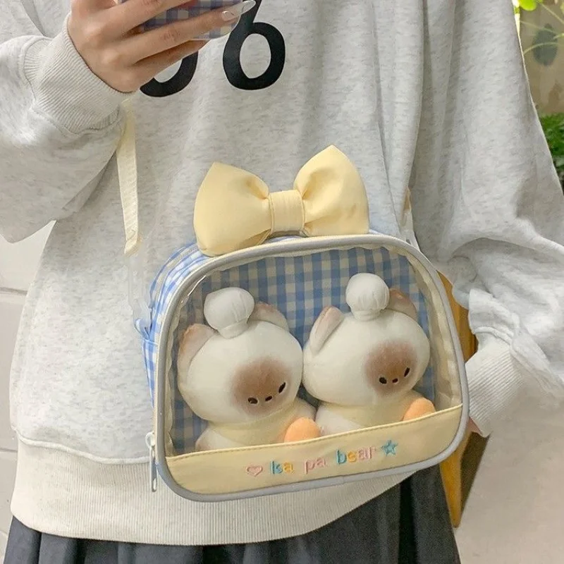 

Специальное предложение: Японская сумка-итабэг, милая маленькая сумка с случайными буквами, сумка через плечо, прозрачная сумка-органайзер, кошелек