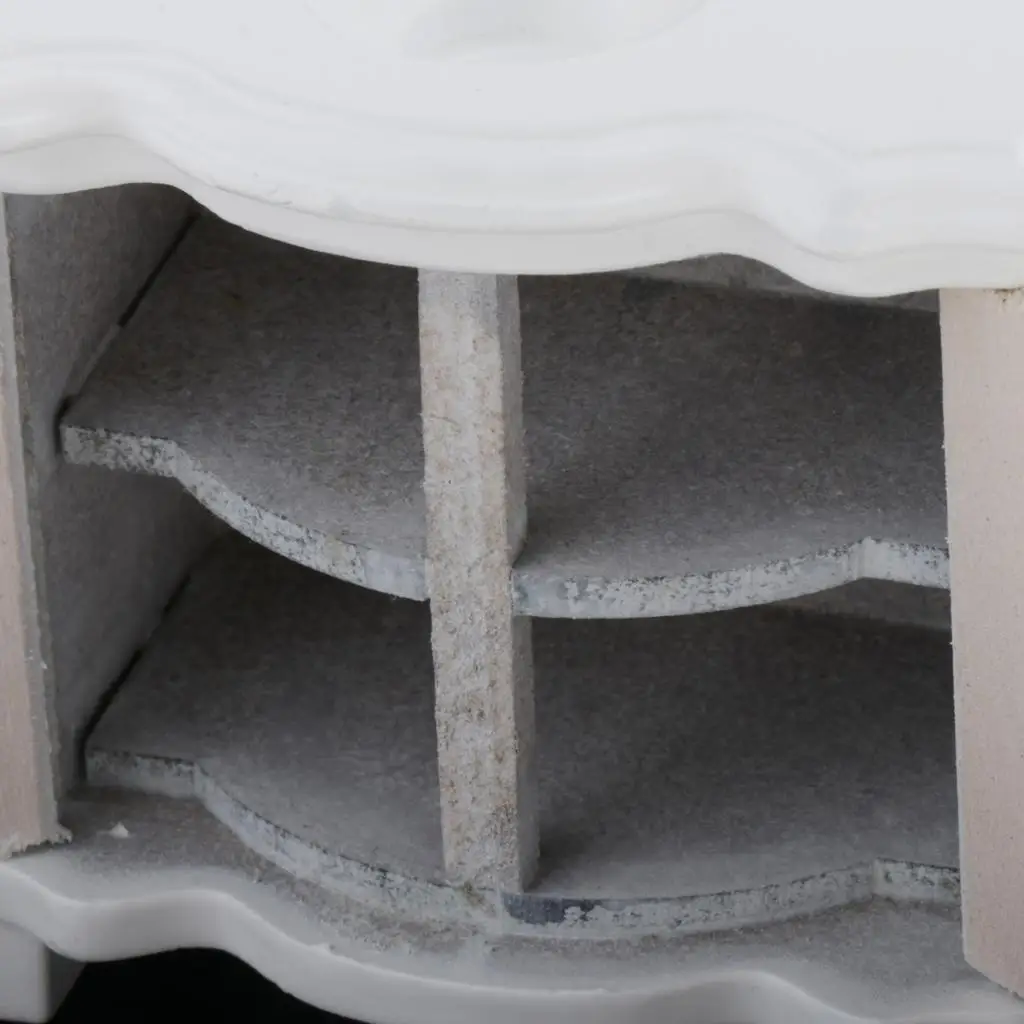 1/12 casa de bonecas branco lavatório pia armário móveis modelo brinquedos