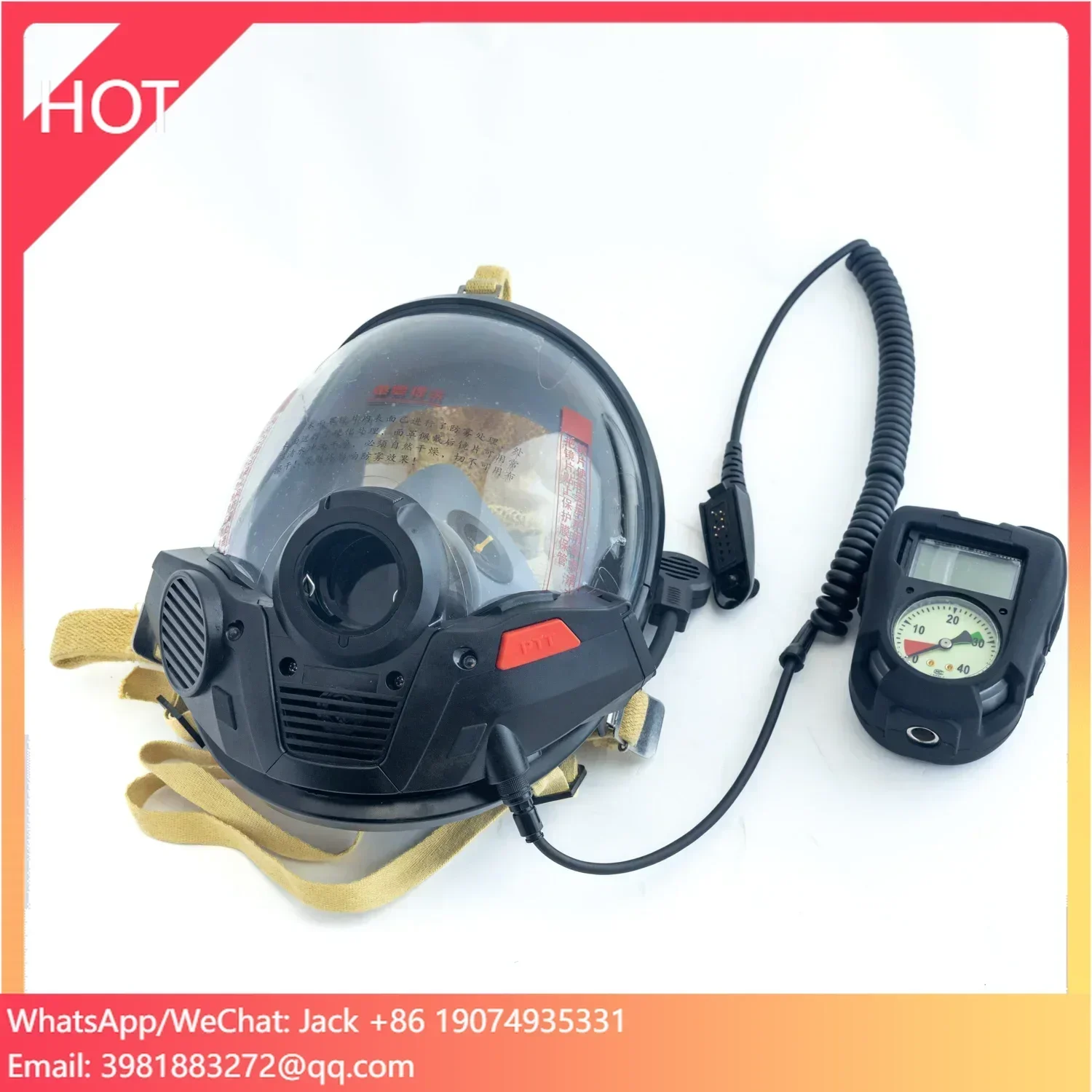 SCBA Full Masks - K E V L A R Mesh Headnet- with Optional Communication Function