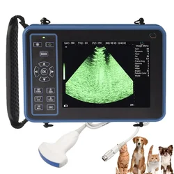 Ultrasound Scanner Veterinary for Pregnancy,Vet Digital Portable B-Ultra Sound Scanner 8 Color Panels for Animals Pregnancy Test