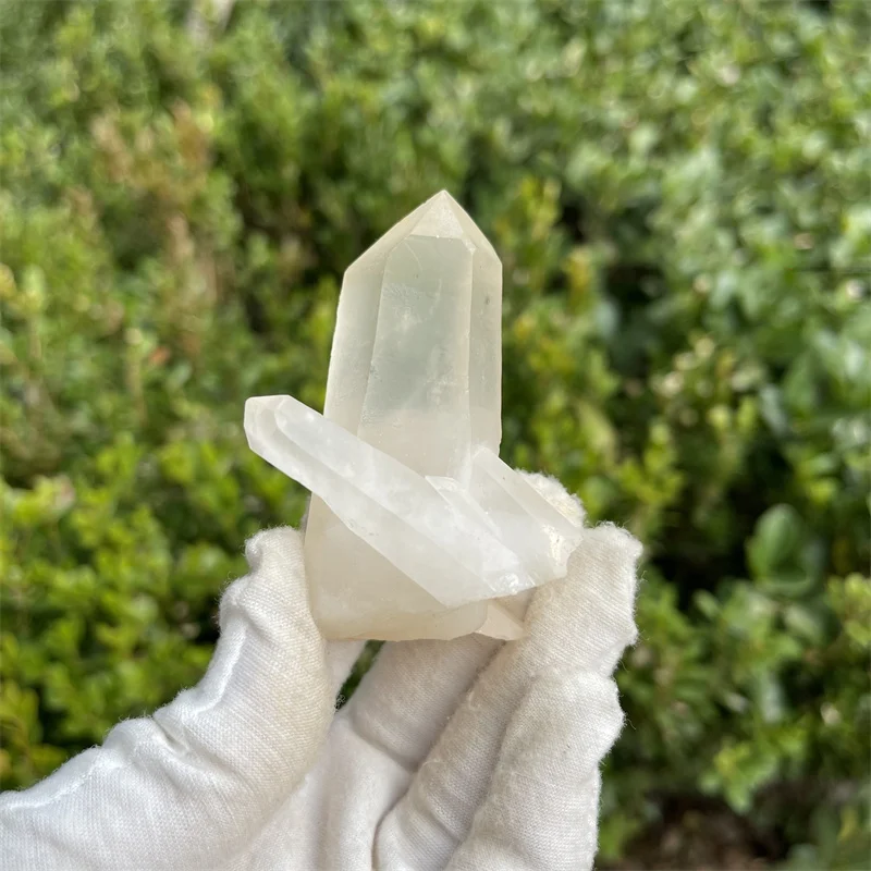 Natural Clear Red Quartz crystal cluster lucky decoration Healing Reiki Quartz Chakra Stone