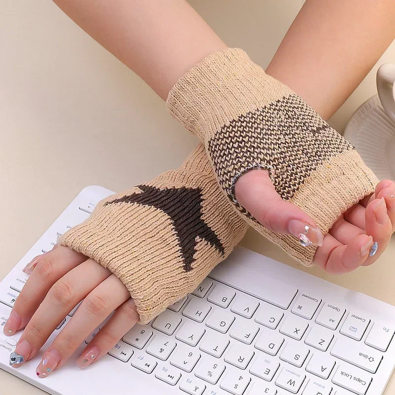 Thumbnail 2 - #64 New Knitted Winter Gloves Arrivals