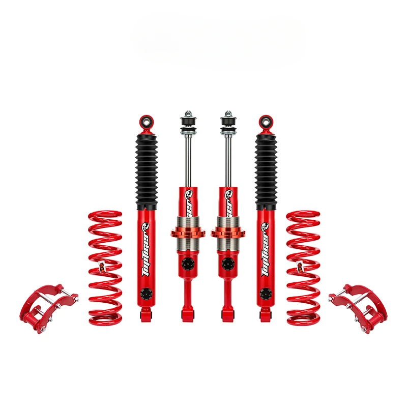 For FIAT Fullback Nitrogen Gas Adjustable Off-road 4X4 Shock Absorber Coil Spring Suspension system 2 Inch Lift Kit