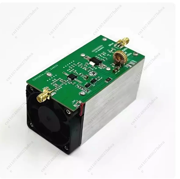 RF Power Amplifier 915MHz 20W RF Power Amp with Heat Sink for Ham Radio 24V-28V