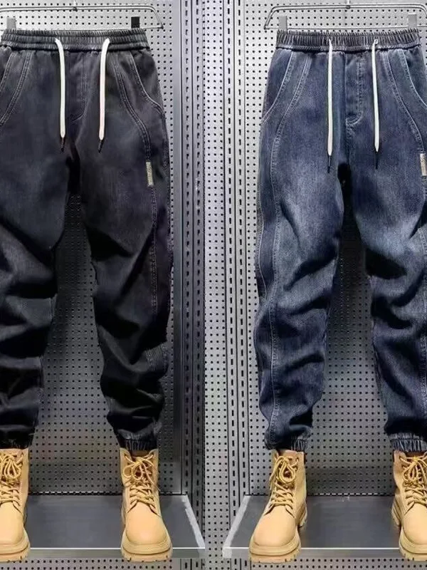 

Мужская рабочая одежда, джинсы со свободной талией, брюки Харлан, без магнетизма, износостойкие осенне-весенние модные повседневные брюки