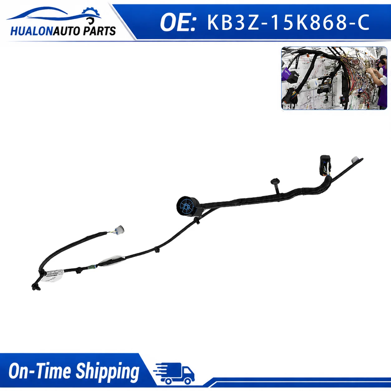 KB3Z-15K868-C Parking Sensor Wiring Harness For Ford Ranger 2019-2023 For Ford Ranger XL 2019-2023 For Ford Ranger XLT 2019-2023