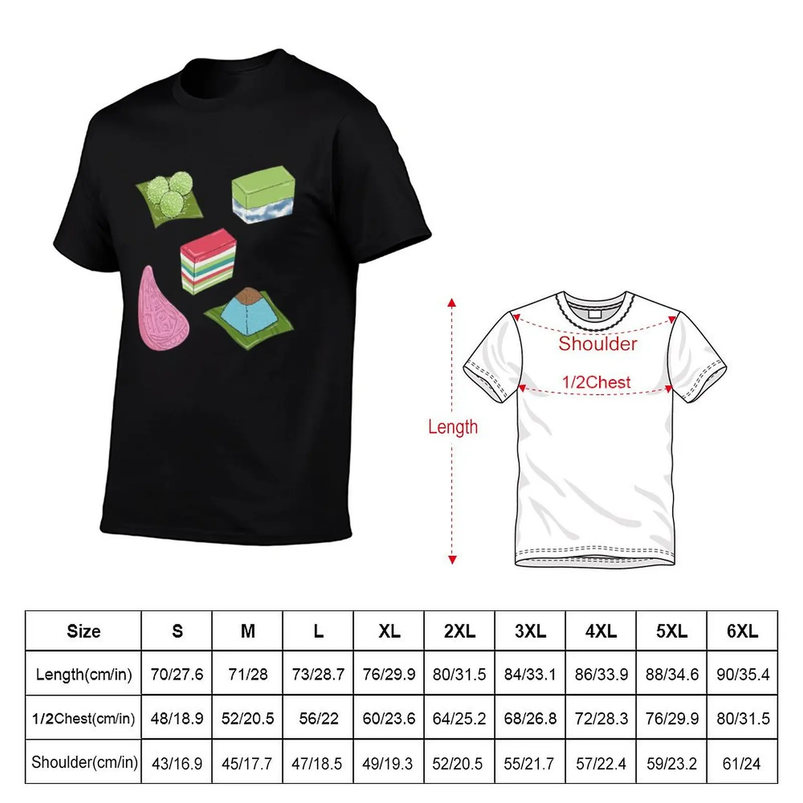 Nyonya Kuih T-Shirt man t shirts for men man graphic t shirt T-Shirt