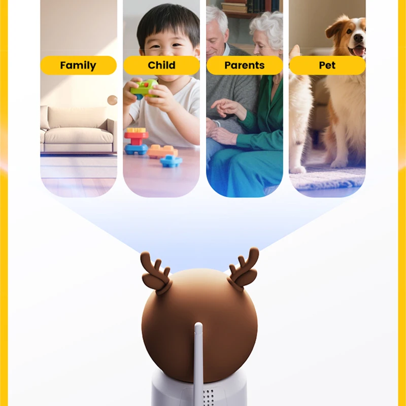 

4.5 Inch Baby Monitor Tuya Smart Babyphone Night Vision VOX Temperature 1080P Lullaby Human Detection Surveillance IP Camera