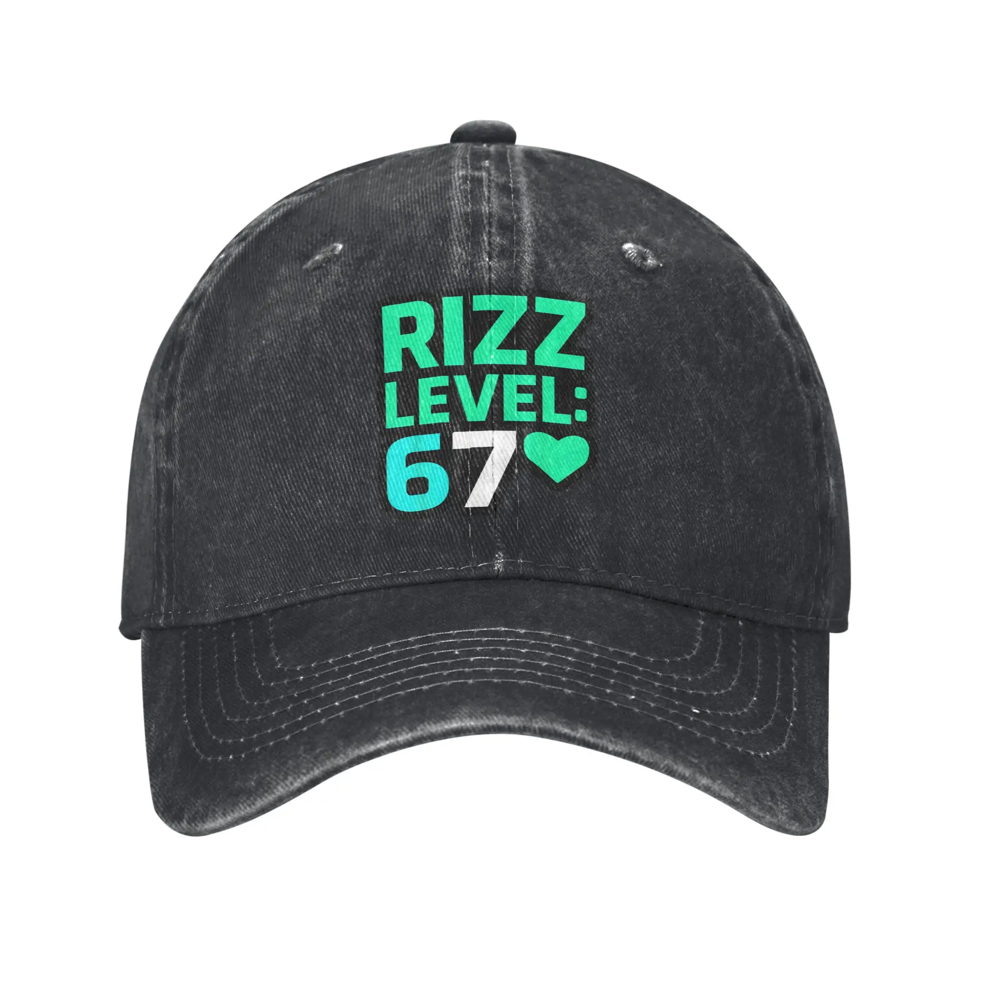 Rizz Level 67 Meme Trend Six Seven 6 7 Meme 6 7 قبعات البيسبول الرجال المتعثرة غسلها Snapback قبعة في الهواء الطلق قابل للتعديل صالح قبعات قبعة