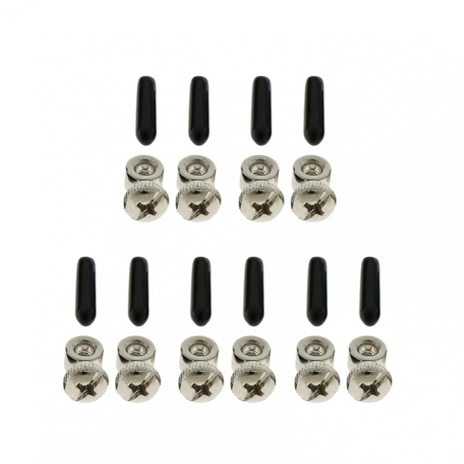 5 Sets Replacement Screws End Caps for Speed Cable Jump Skipping Ropes Cables Accessories Parts Components