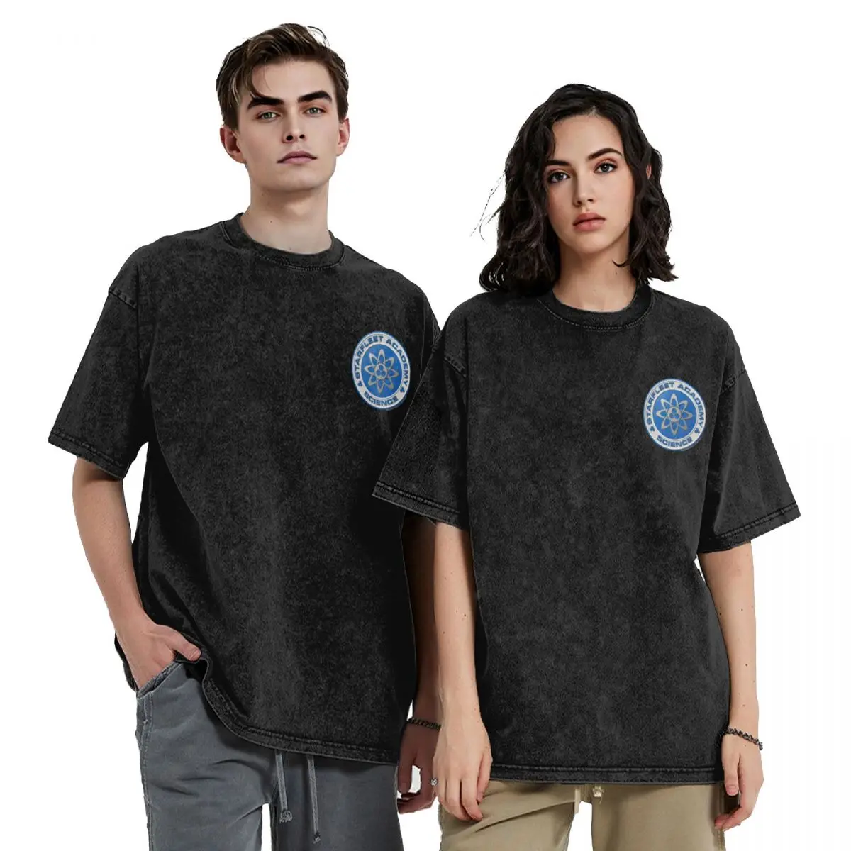 

Star Trek Starfleet Academy Of Science Badge T-Shirt luxury t-shirt graphic t shirts topping men clothings