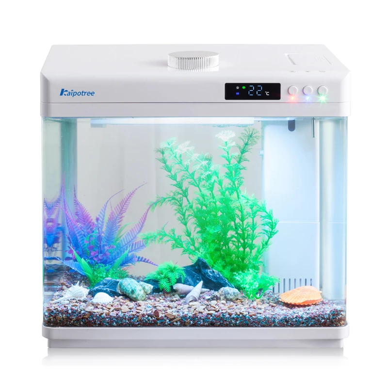 

Ecological Aquarium Home Decoration Office Mini Fish tank HD clear Glass Fish tank Aquarium Desktop