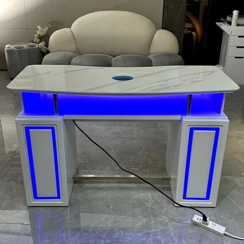 Single Commercial Nail Table Beauty Drying Cabinet Light Nail Table Fashionable Designer Salon Furniture Nageltisch XYMJZ