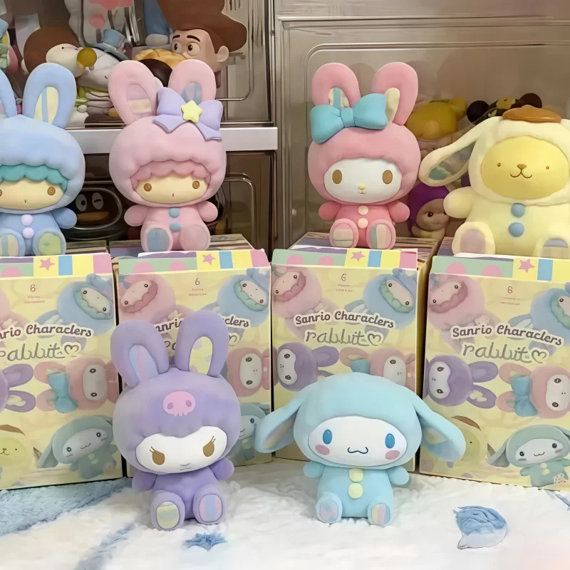 

Original Sanrio Rabbit Series Blind Box Cinnamoroll/Kurumi Trend Toy Mini Figure Room Decoration Model Birthday Gift