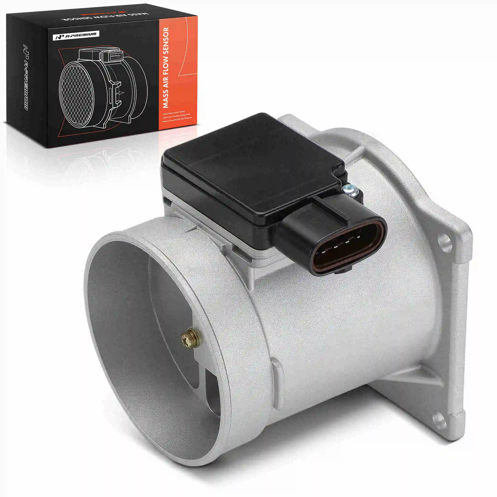 A-Premium Mass Air Flow Sensor (MAF) with Housing for Lincoln Mark VIII 1993-1995