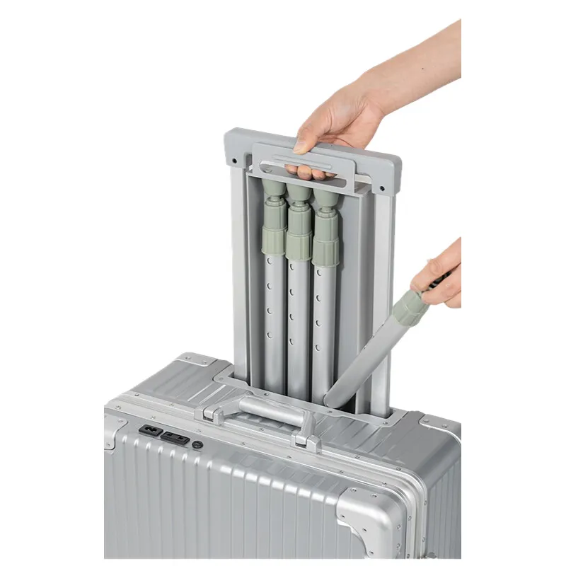 Professional Makeup Case with LED Lights 24-inch PC Cosmetic Artist Mobile Suitcase, Multifunctional Mobile Makeup Box