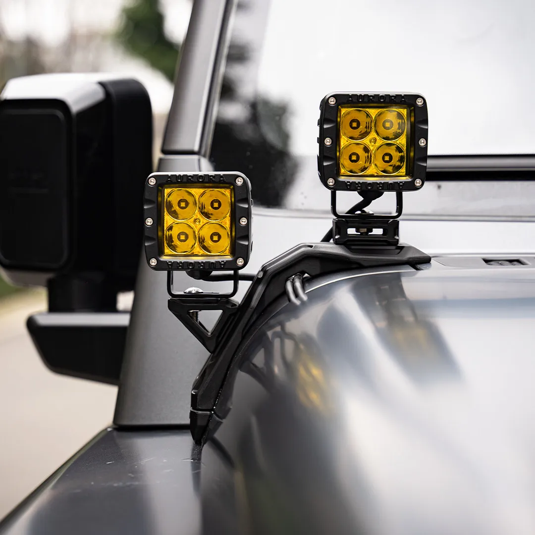 For BAIC BJ212 T01 Hood A-Pillar Spotlight Extension Bracket Auxiliary Light Mount Off-Road Modification Accessories