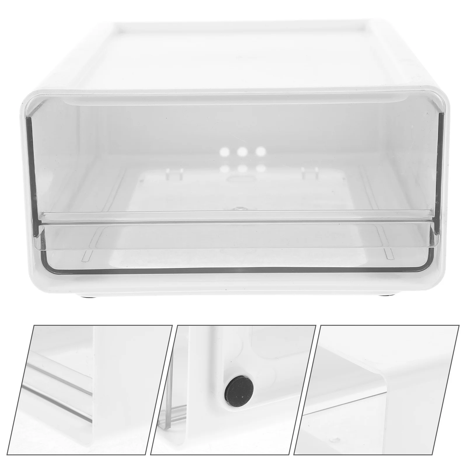 

Drawer Organizer Bin Portable Desktop Storage Case for Makeup Makeup Document Jewelry Bathroom Organizer Desk Drawer Bin