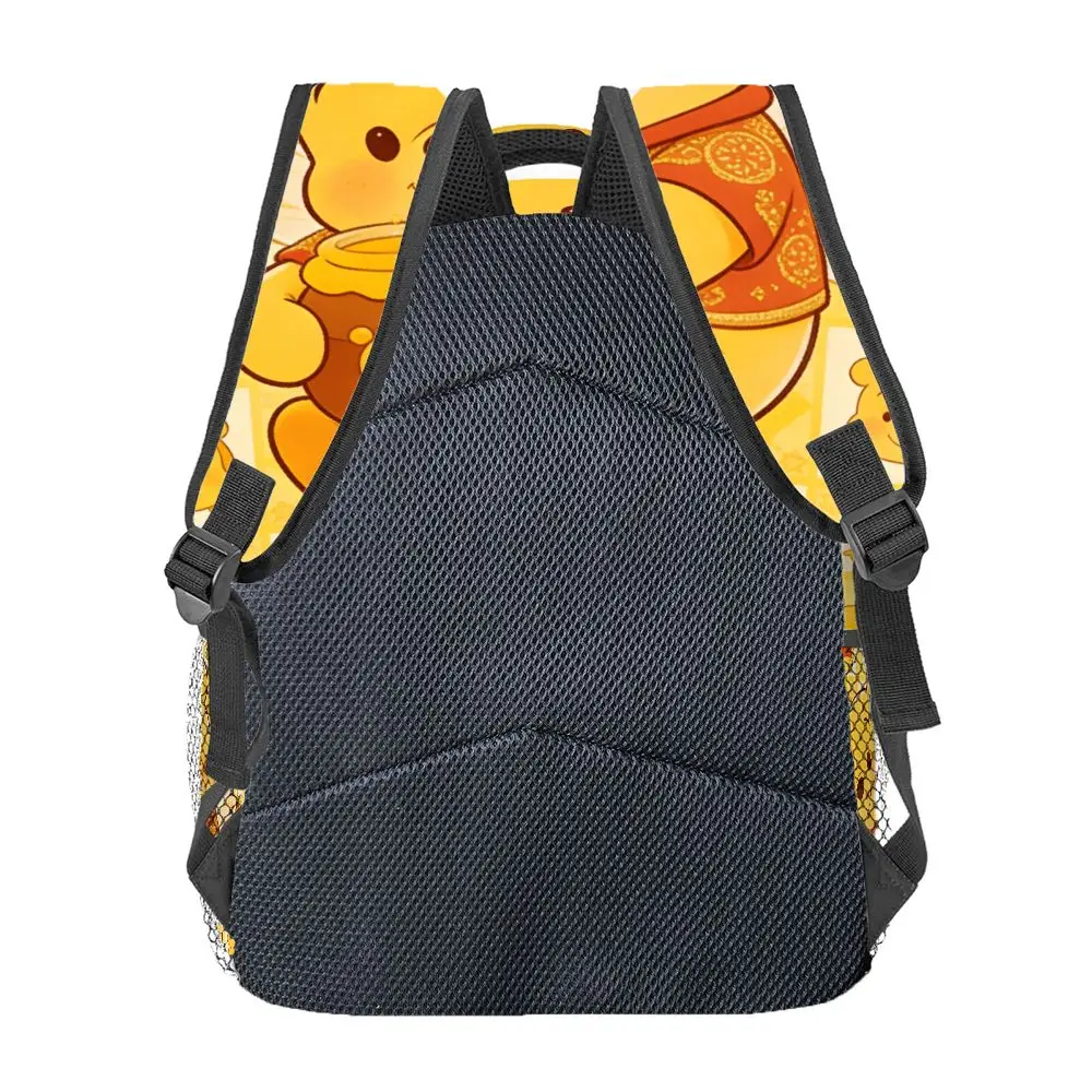 Disney Winnie the Pooh Backpack, Casual Bag, Large Capacity, High-Quality Gift, Personalized Daily Use