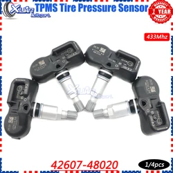 XUAN TPMS Tire Pressure Monitor Sensor 42607-48020 For Toyota Camry C-HR Land Cruiser 200 Prado 2015-2023 433Mhz PMV-C215