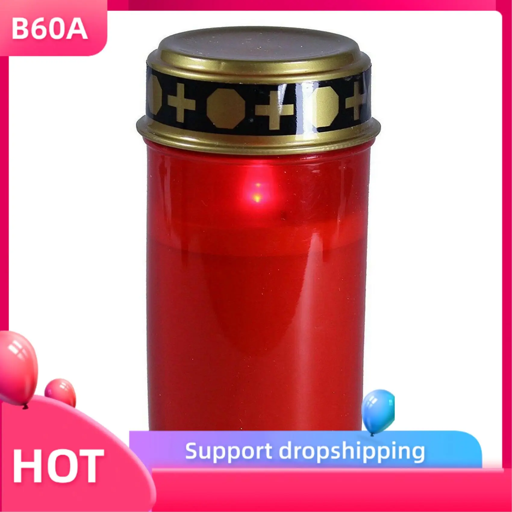 

B60A 2X Могильная свеча для кладбища Могила Солнечные фонари с освещением Светодиодный могильный свет Различный ветер