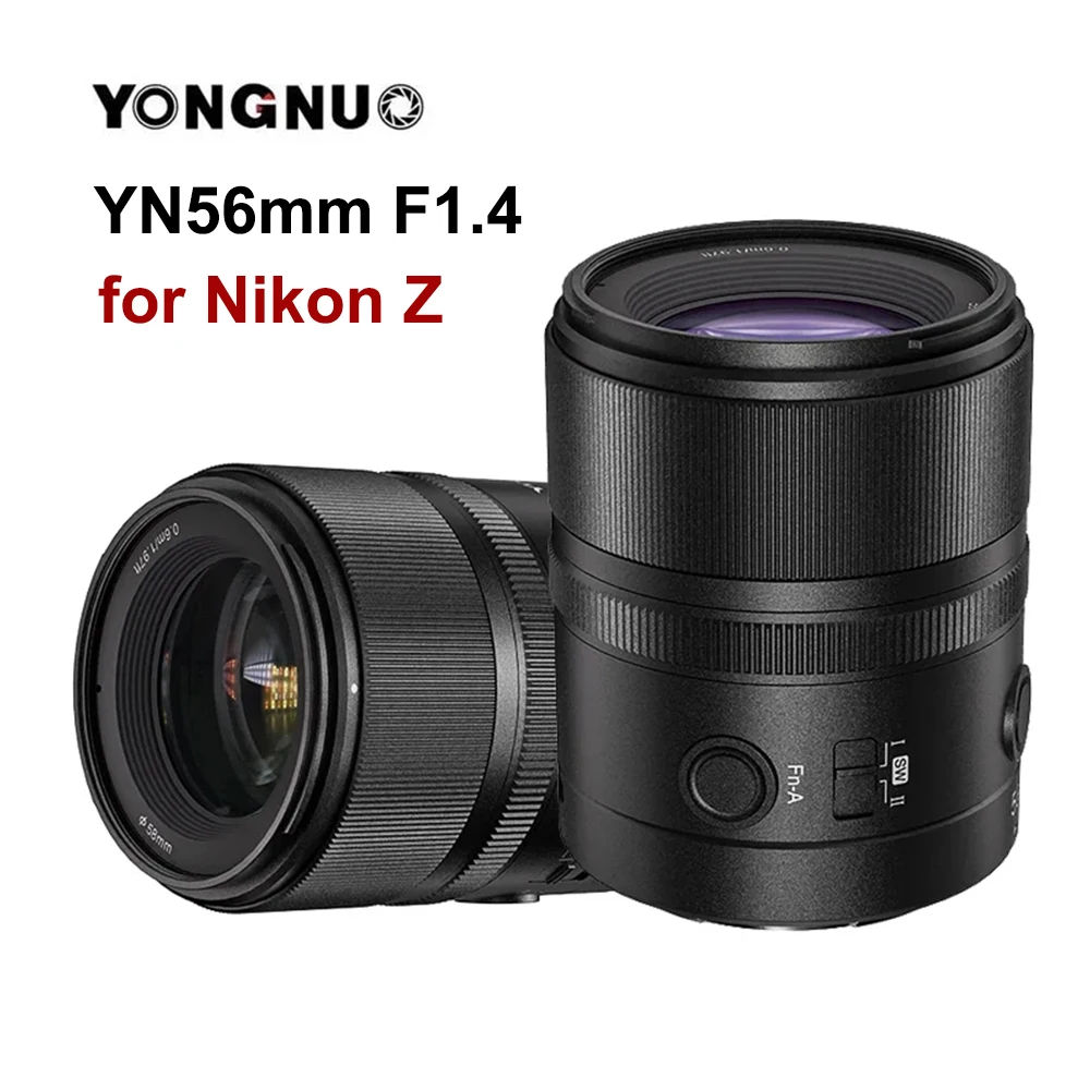 YONGNUO YN56mm F1.4 Z DA DSM WL PRO APS-C Cameras Lens Auto Focus For Nikon Z Mount Camera ZFC Z5 Z6 Z7 Z7II Z50