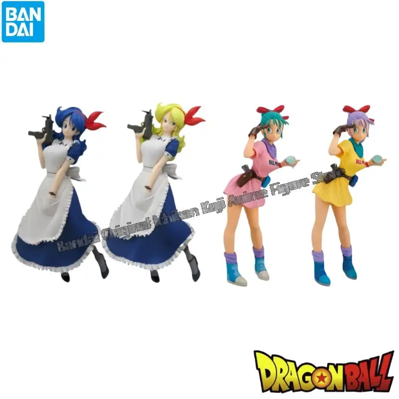 

In Stock Bandai Original Box Garage Kit Model Dragon Ball Lunch Bulma Anime Characters Collectible Original Action Figure Statue
