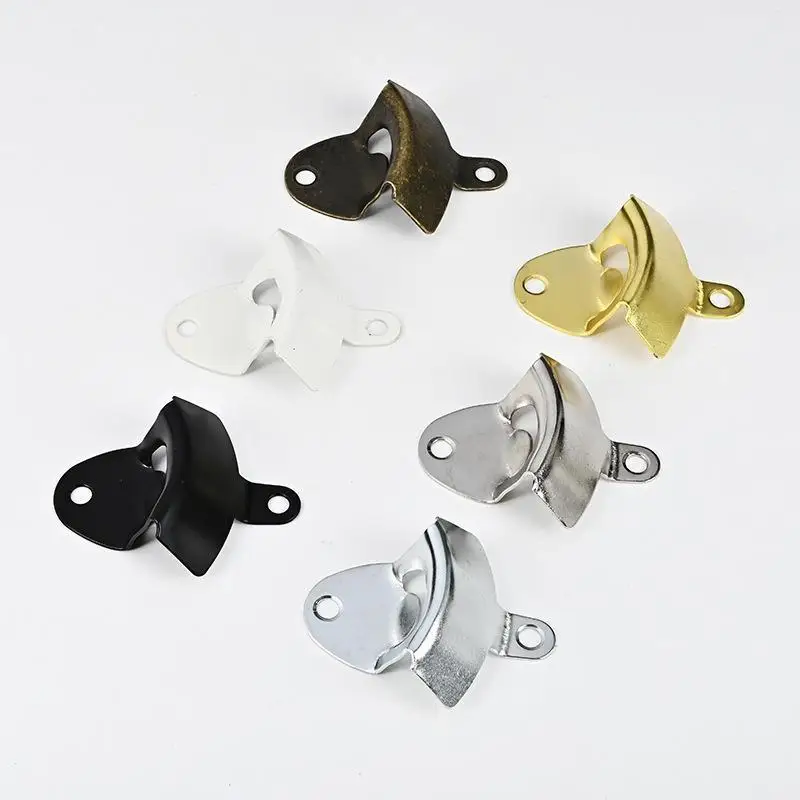 Zinc Alloy Wall Bottle Opener Beer Retro Alloy Wall Mounted Beer Bottle Opener Kitchen Decor