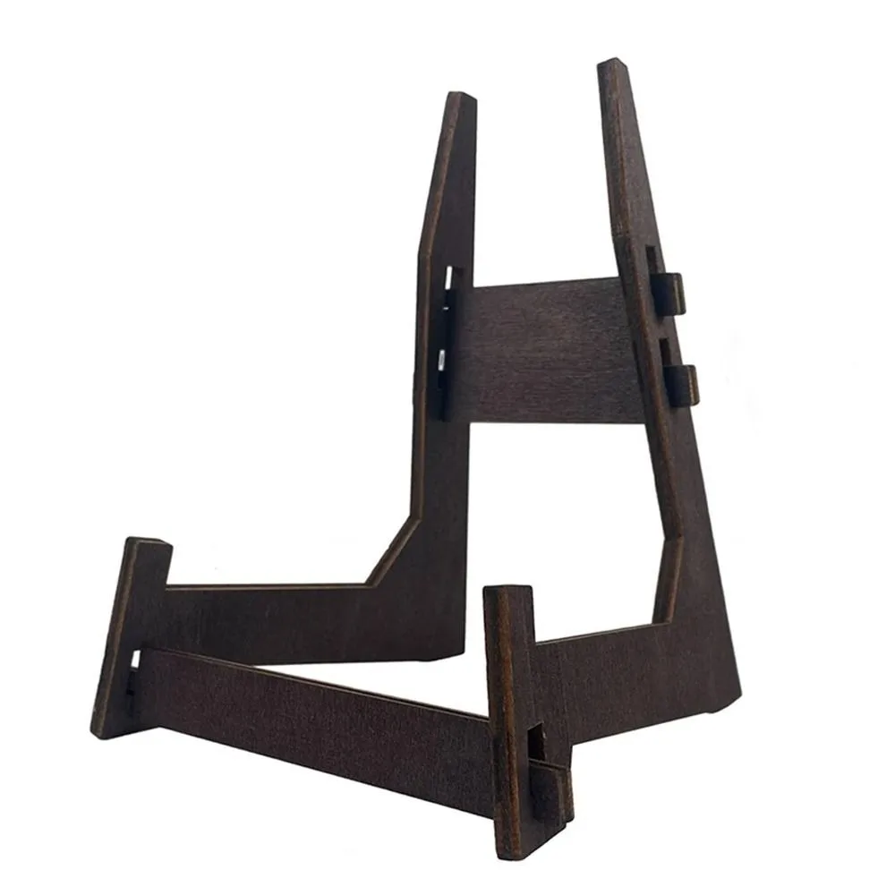 4.5/6/8 بوصة حامل عرض فني مضاد للانزلاق إطار صورة خشبي حامل متعدد الأغراض حامل عرض كتب عتيق إطار الصورة