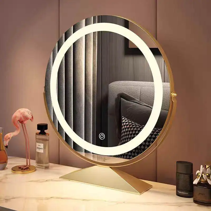 Desktop desktop with lamp dressing mirror Home smart beauty Bedroom filling light