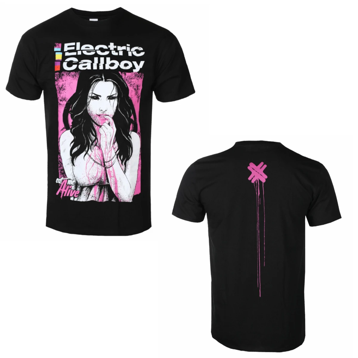 Rare Electric Callboy Graphic Cotton Band T-shirt Unisex Summer Short Sleeve Fashion Brand Tee Luxury Casual Vintage Tees