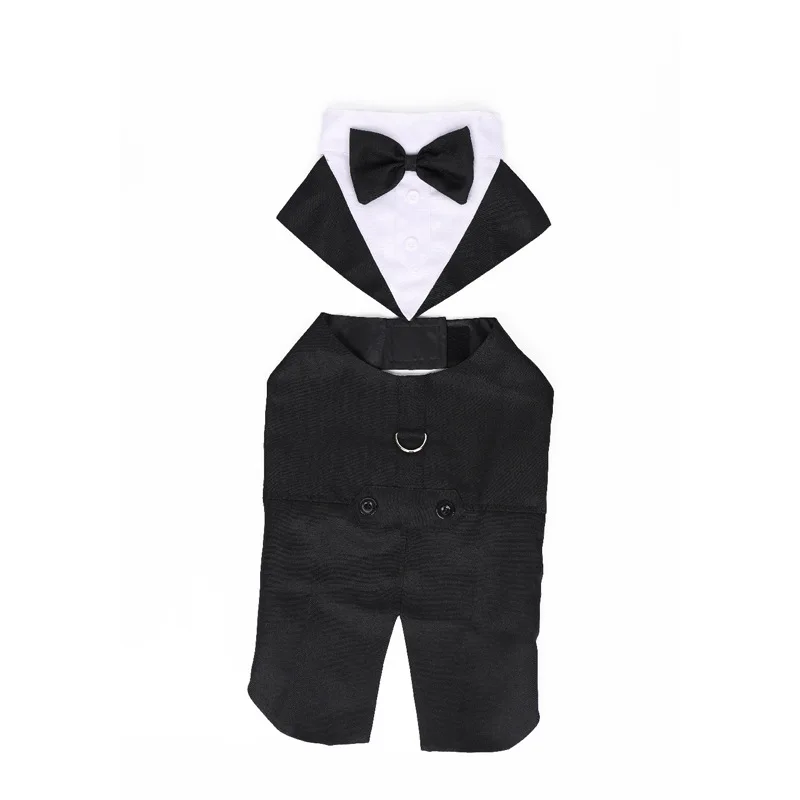 New Pet Wedding Suit Dress Dogs Clothes Creative Bowtie Gentlemen\'s Dress Tuxedo Dress Pet Dress