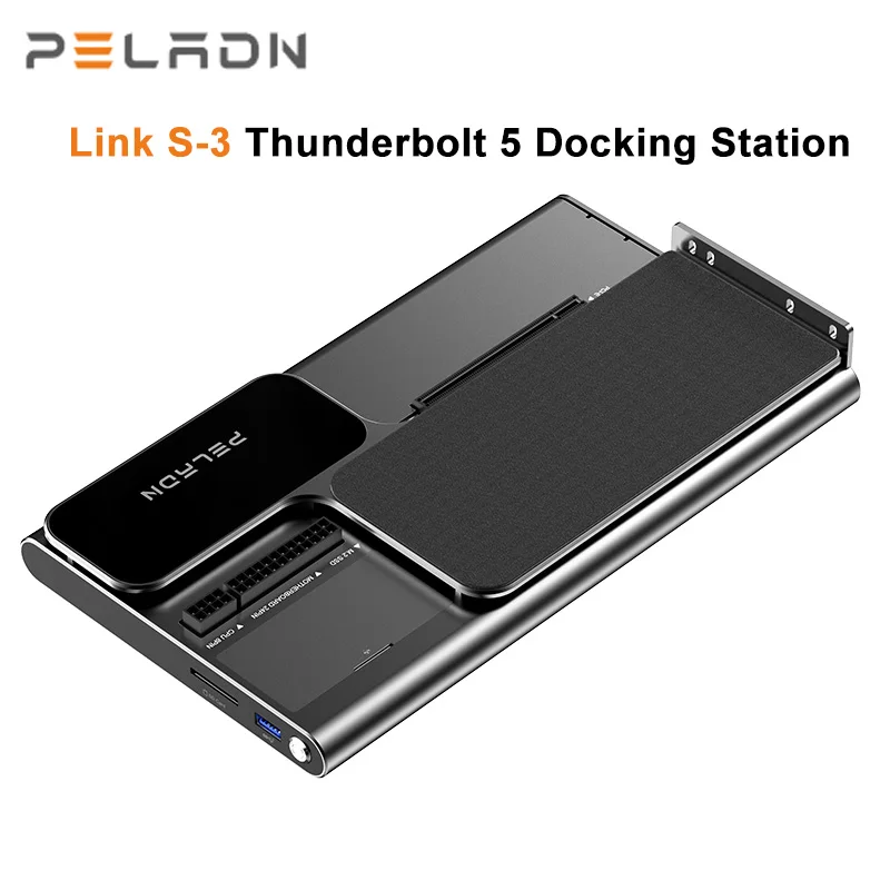 

BitPC PELADN Link S-3 Thunderbolt 5 OCulink Graphics Docking Station ATX 24pin 1*PCIe3.0 M.2 Slot PCIex16 2.5GB RJ45 Ethernet