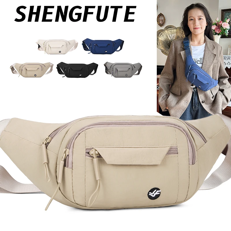 

Unisex Waist Fanny Bag Men Breast Package Waterproof Outdoor Sports Bag Pouch Waist Bag Fanny Pouch Crossbody Banana Bag