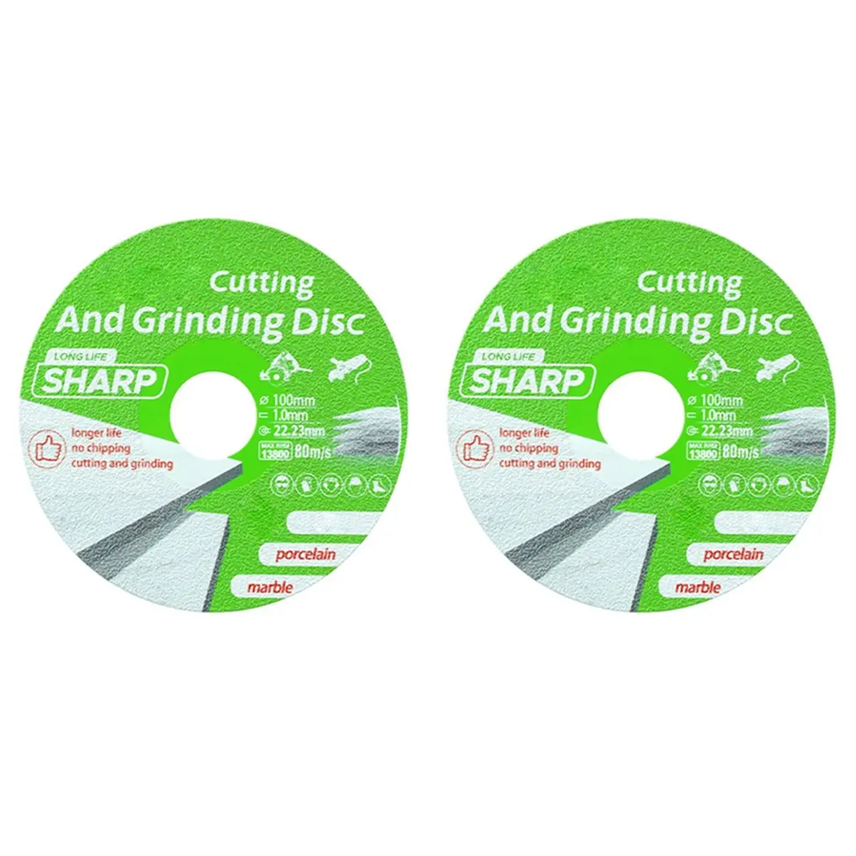2026 New Disc Φ100-125mm X22.23mm Diamonds Saw Blade Ceramic Tile Jade Special Polishing Cutting Blade Brazing Glass Cutting 100