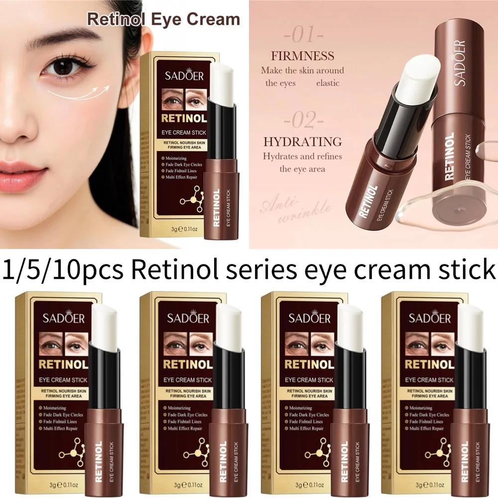 Aliexpress 1/5/10pcs Retinol Eye Cream Stick Removing Anti Dark Circles Under the Eyes Moisturizing Firming Eyes Brighten Eye Skin Care - Aliexpress Deal