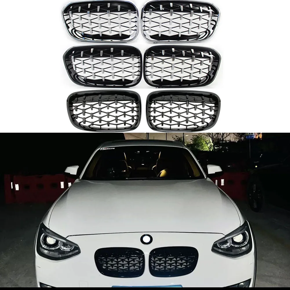 

Front Center Grille Grills Meteor Grille Fit For BMW F20 F21 1-Series 116i 118i 120i 125i 135i 2011-2014 5-Door Hatch Back