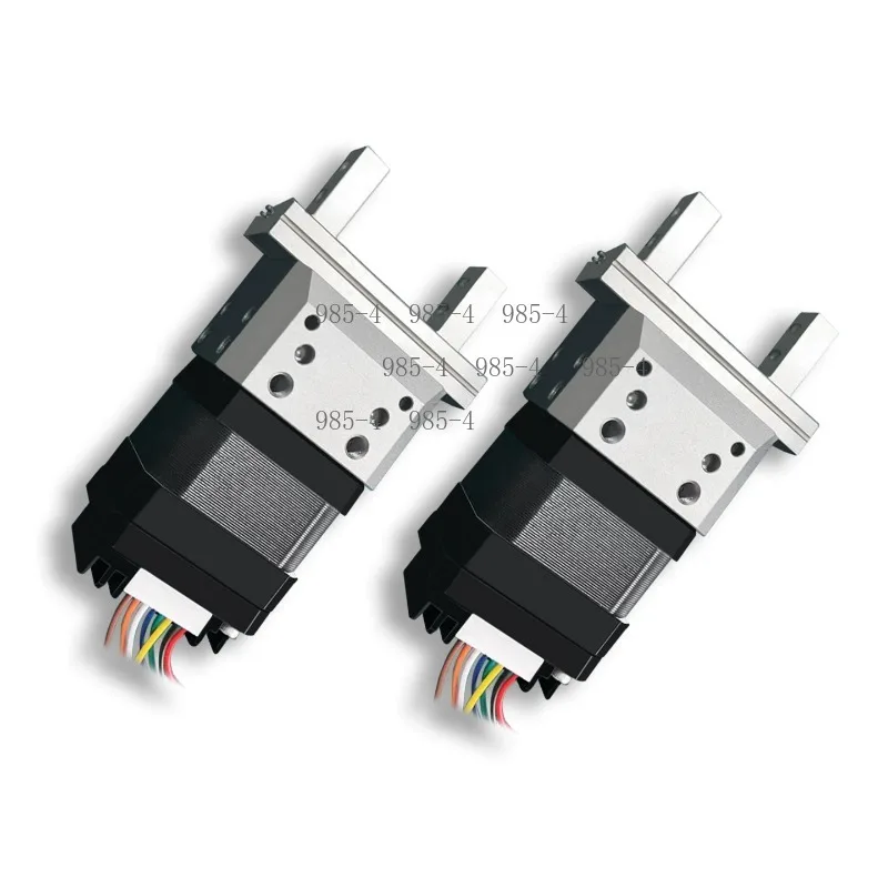 High Precision Electric Robotic Gripper, Stepper Motor Parallel Clamp for Mini Robotic Arm Industrial Automation