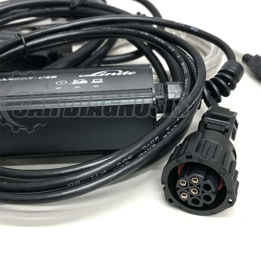 Herramienta de diagnóstico para montacargas Linde, adaptador Linde de 4 pines, Linde Canbox Doctor Truck y software Linde Pathfinder