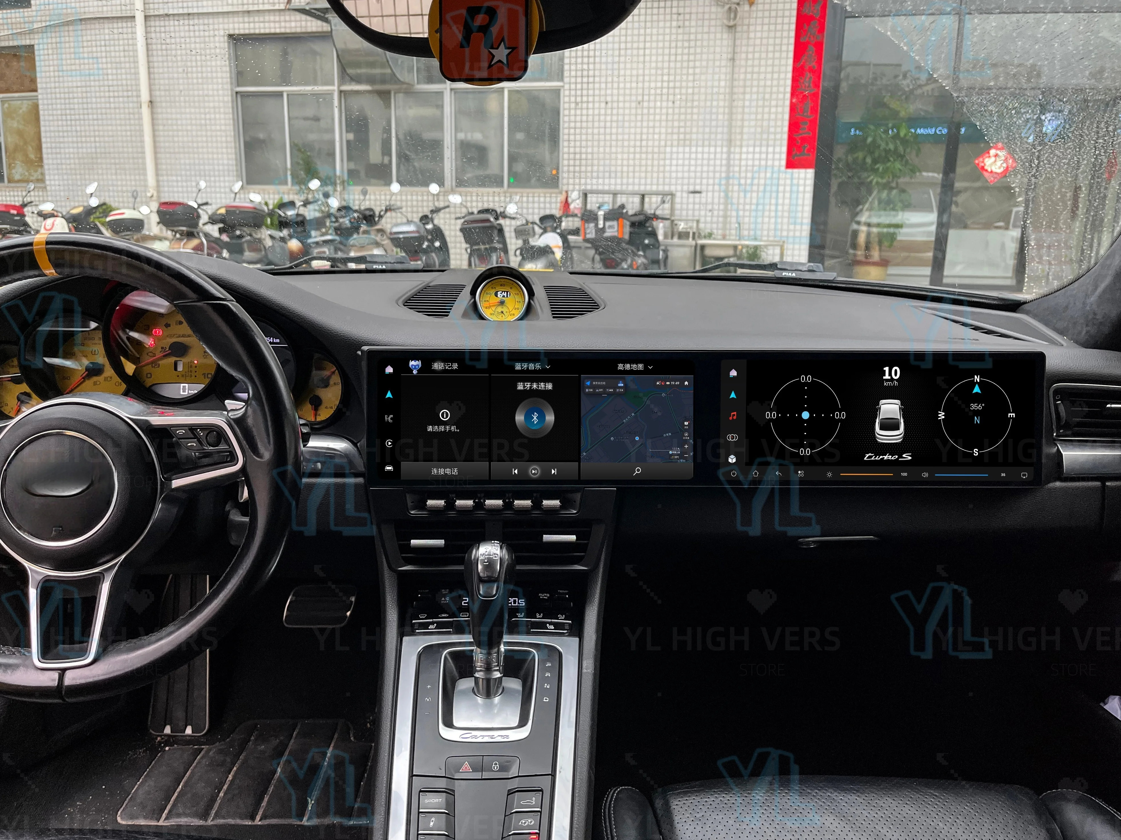 F لبورشه 911 2012-2019/718 2016-2023 أندرويد 13.0 السيارات لتحديد المواقع نافي الوسائط المتعددة ستيريو استقبال رئيس وحدة راديو السيارة ستيريو BT5.0 #4