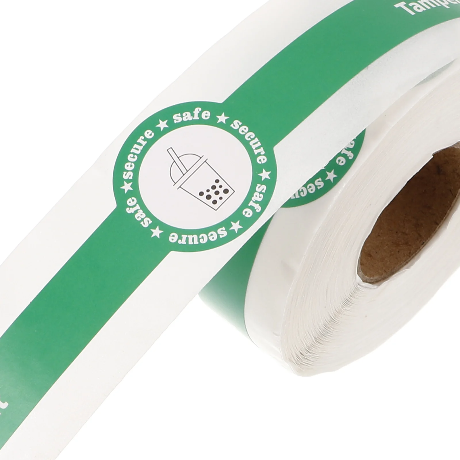 สติกเกอร์ปิดผนึกกันปลอมสำหรับงาน DIY สีเขียวสวยงาม สำหรับเค้ก ของหวาน และเครื่องดื่ม ใช้งานง่าย