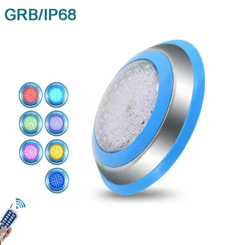 

Светодиодные светильники для бассейнов из нержавеющей стали IP68, 12 Вт, 18 Вт, 24 Вт, подводные светильники AC12V RGB для бассейнов/прудов, теплый белый/белый свет